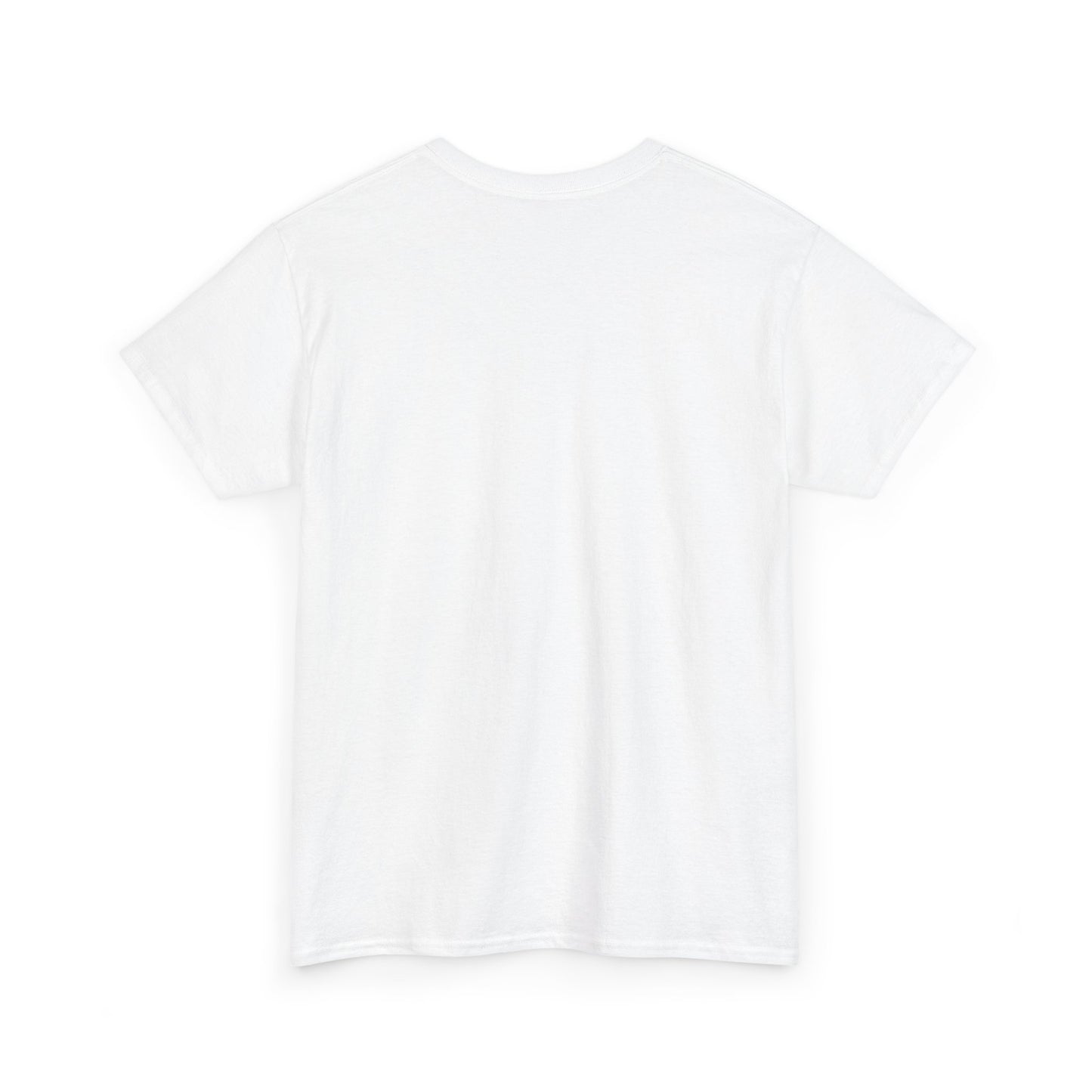 Blank back of white t-shirt 