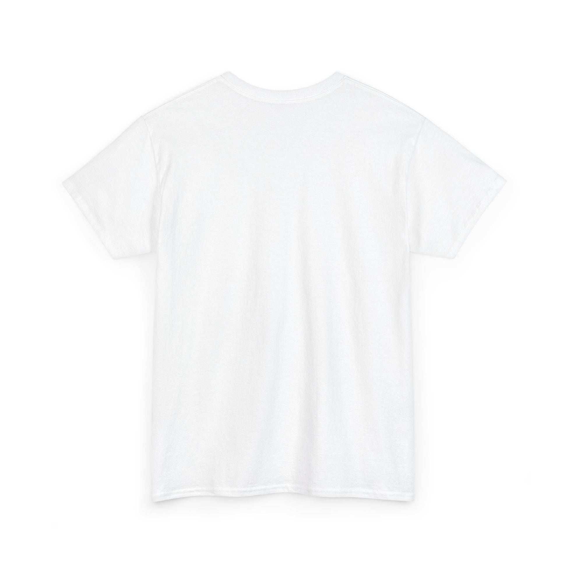 Blank back of white t-shirt 