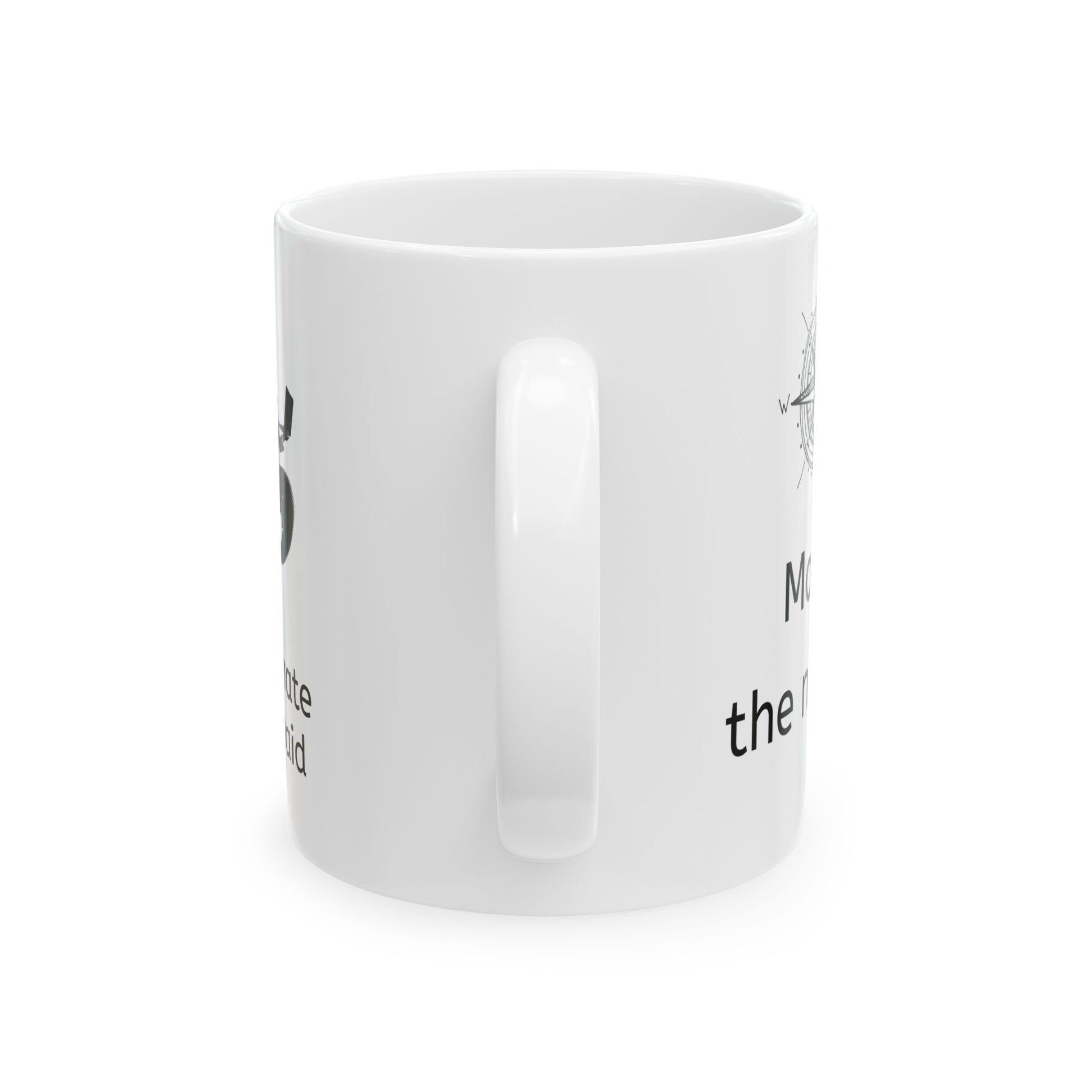 white ceramic coffee mug handle