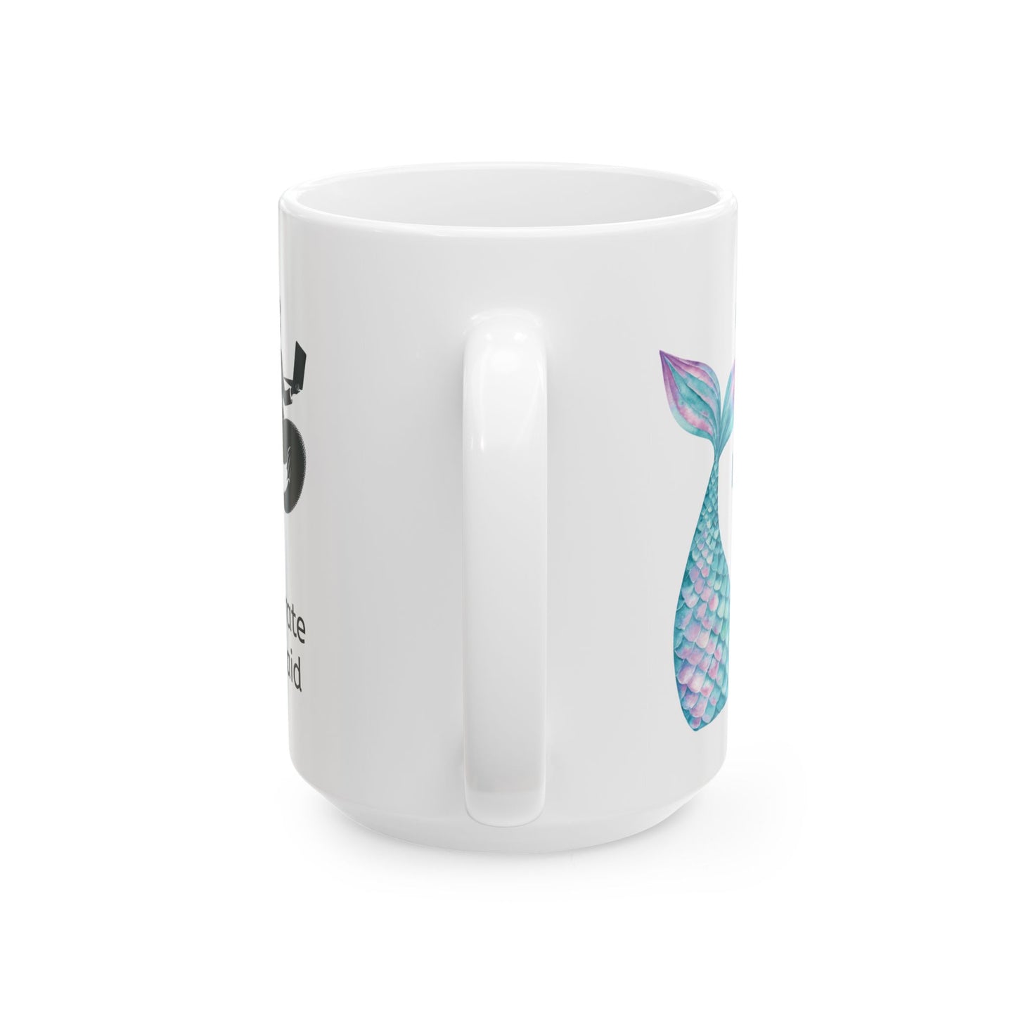 white ceramic mug handle side